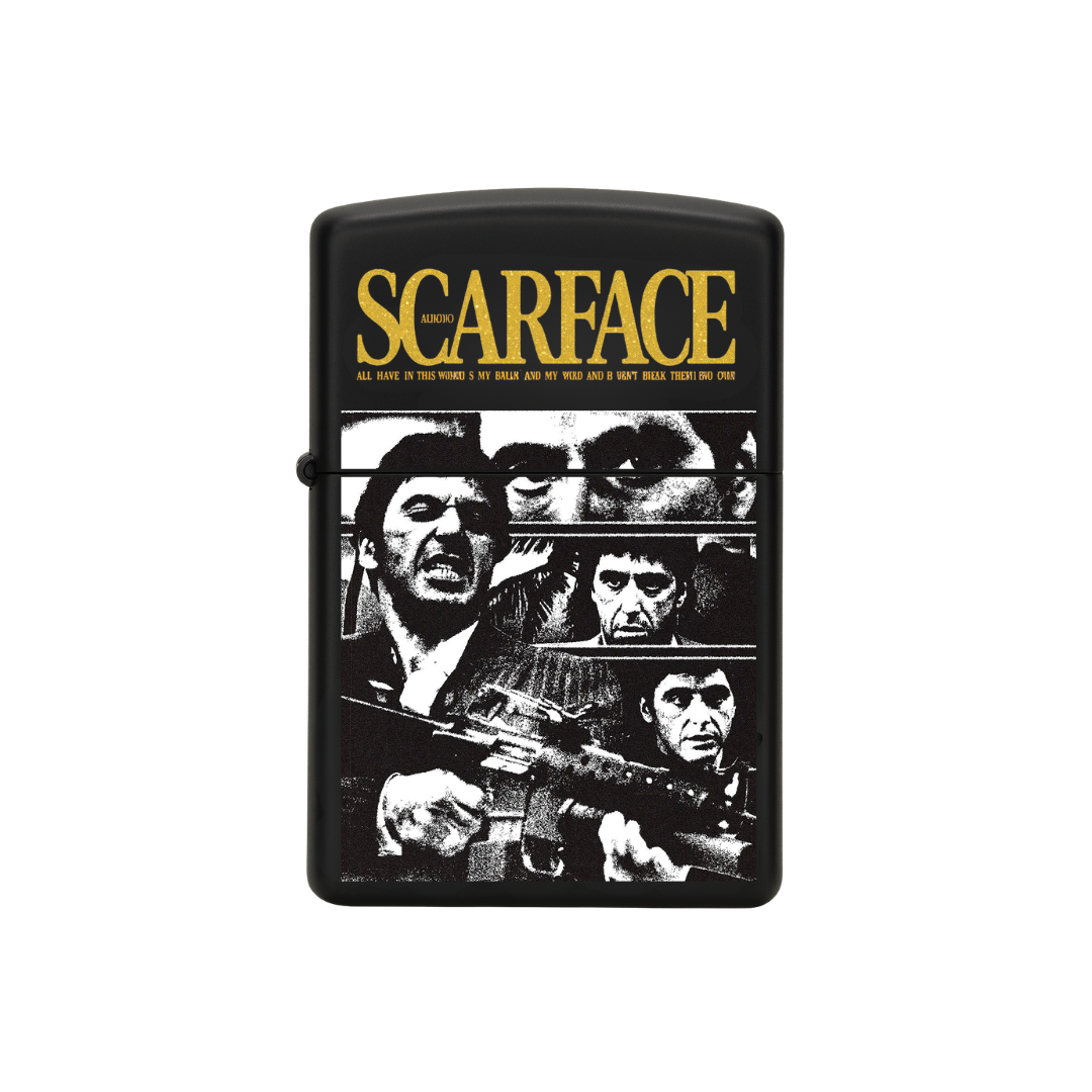 Briquet Zippo Black – Tonny Montanna Poster | Scarface