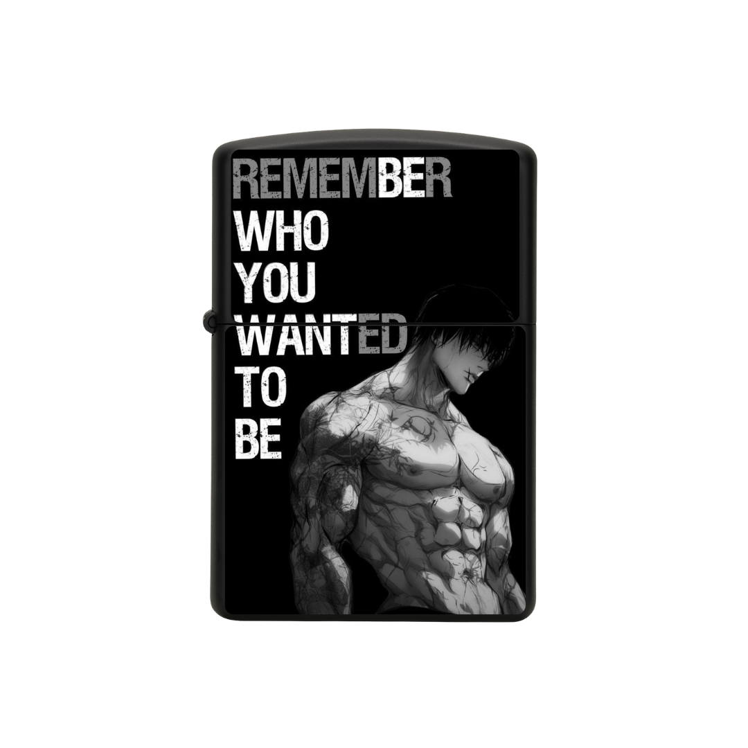 Briquet Zippo Black – Toji fushiguro | Jujutsu kaisen
