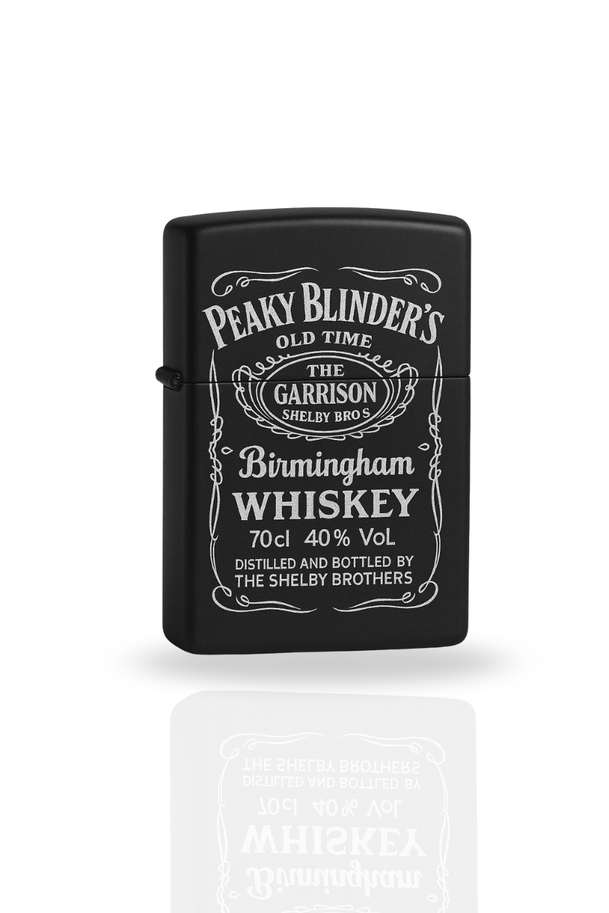 Briquet argent style zippo-rechargeable, Peaky Blinders