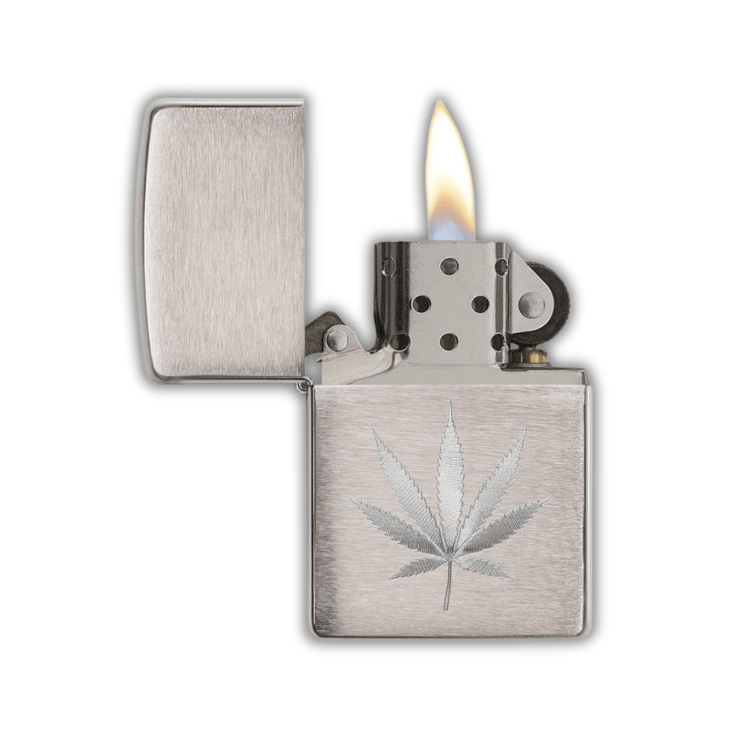Briquet argenté brossé style zippo - rechargeable, cadeau pour homme - Ma boutique