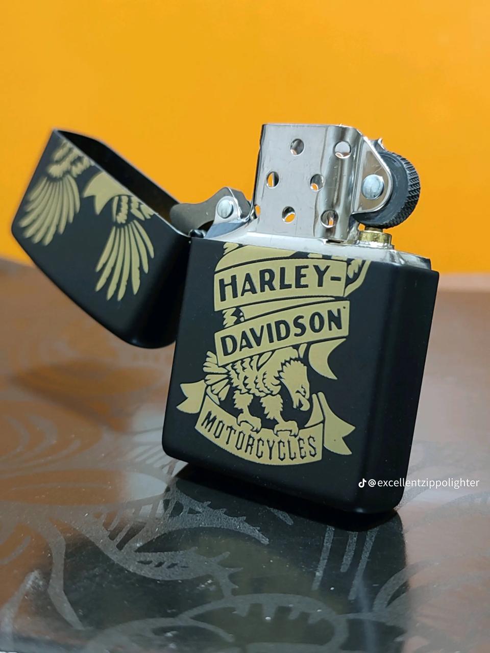 Briquet Noir style Zippo - Rechargeable, Cadeau pour Homme - Ma boutique