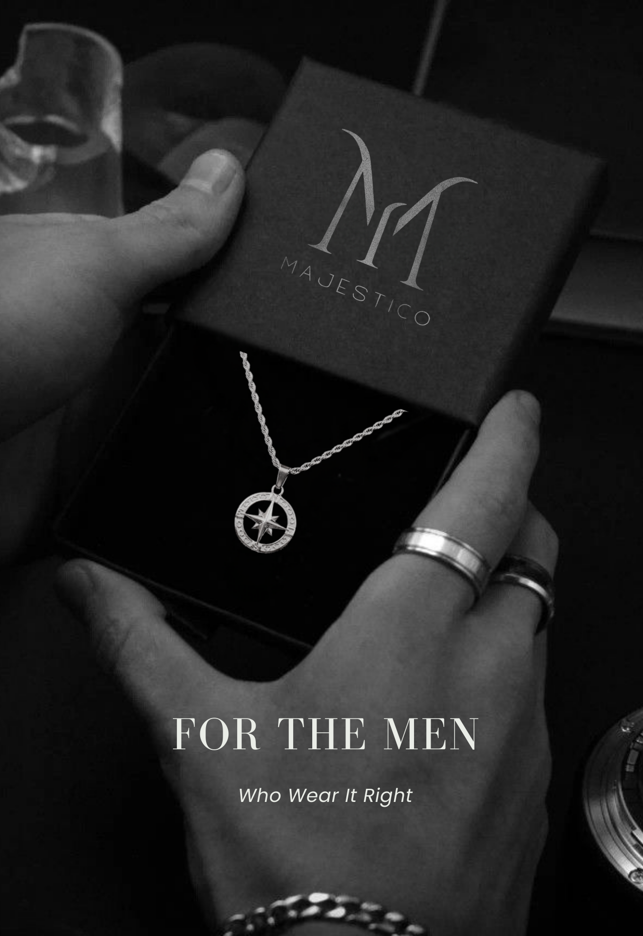 collier avec pendentif, argent sterling 925,  pendentif compass,personnalisation offerte, cadeau parfait pour homme