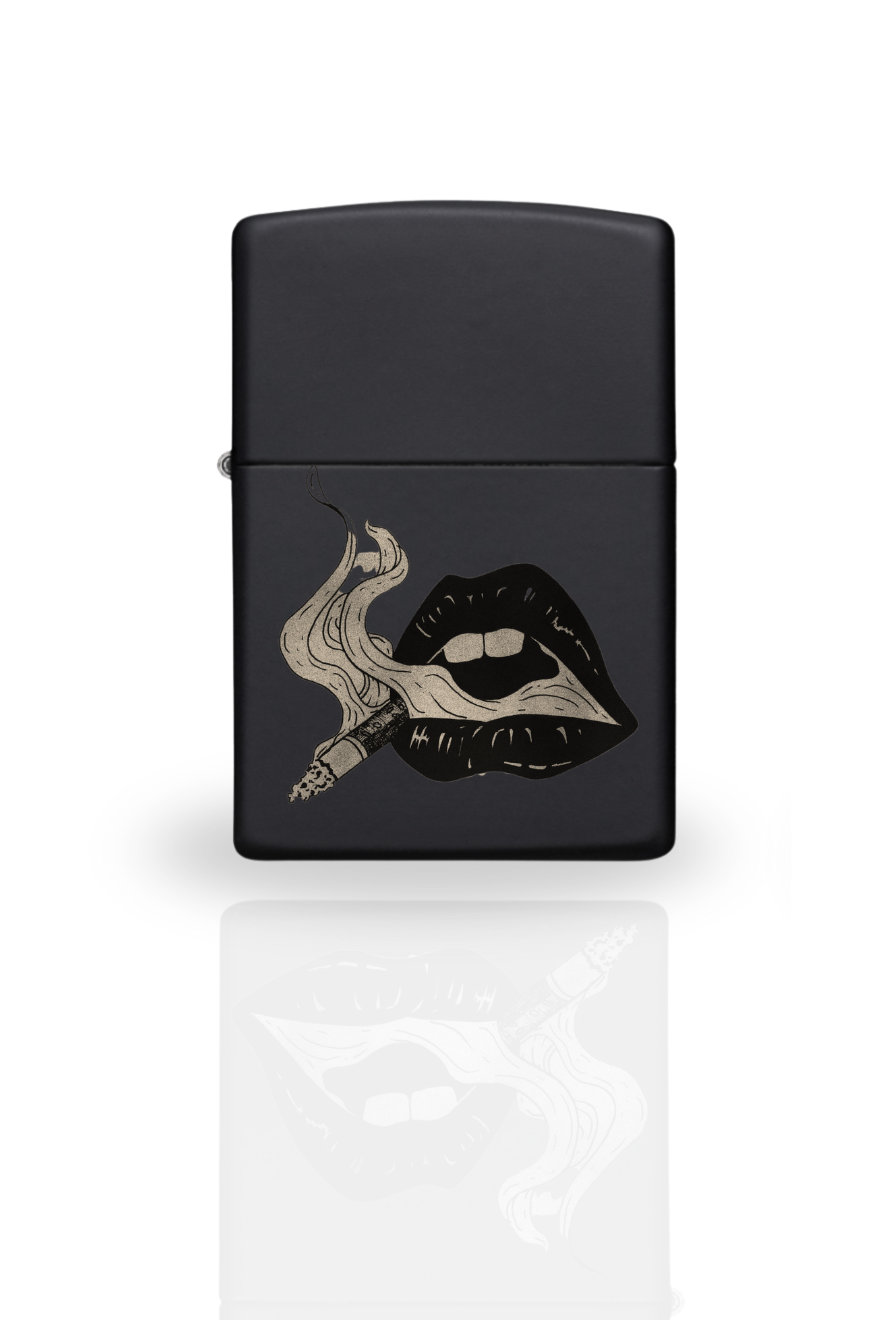 Briquet noir style Zippo-rechargeable, cadeau pour homme