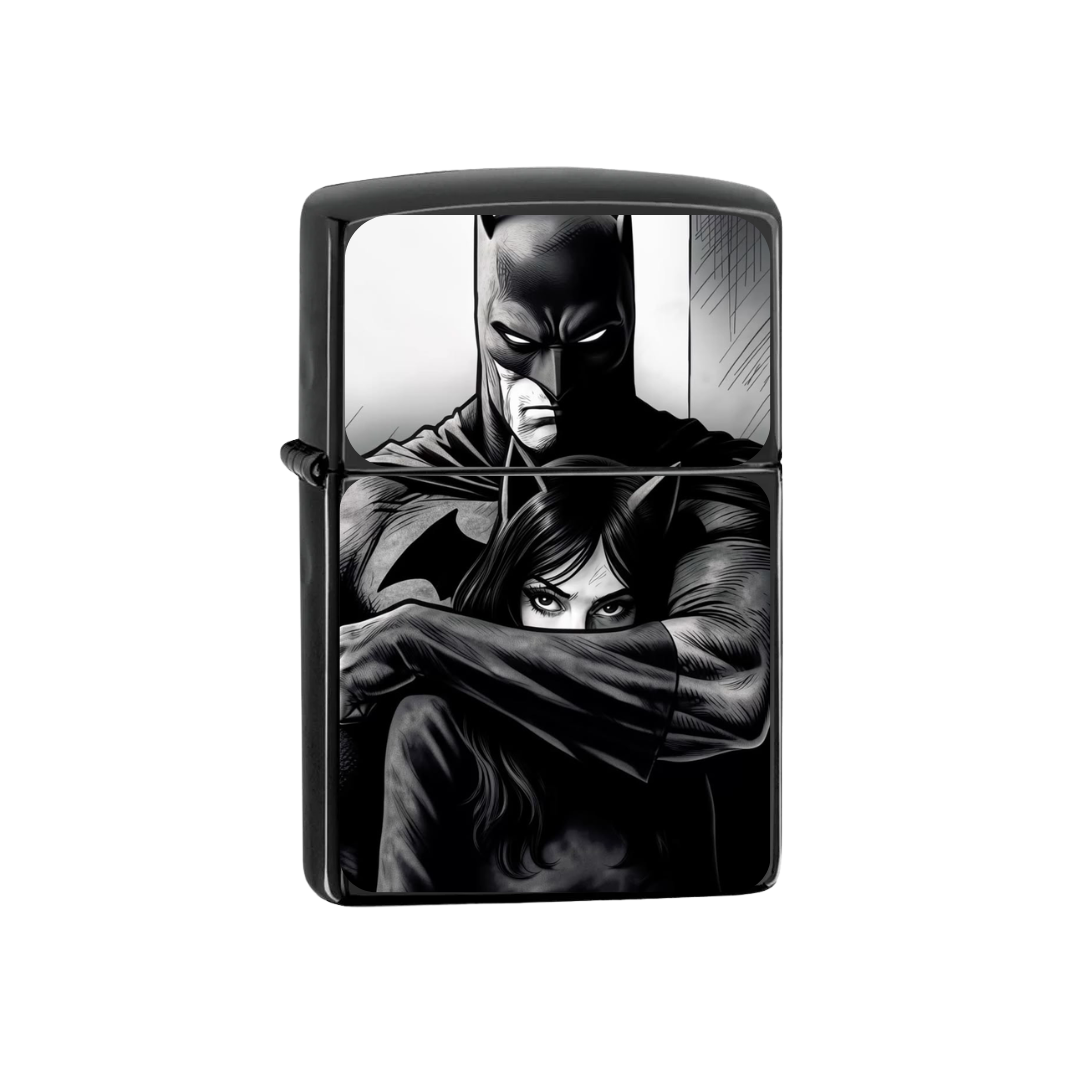 Briquet Zippo Ice black – Batman & catwoman | Marvel