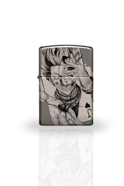 Briquet Argent poli style zippo-rechargeable design HISOKA HxH