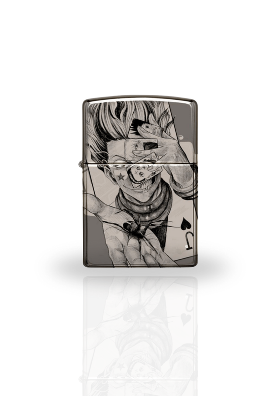 Briquet Argent poli style zippo-rechargeable design HISOKA HxH