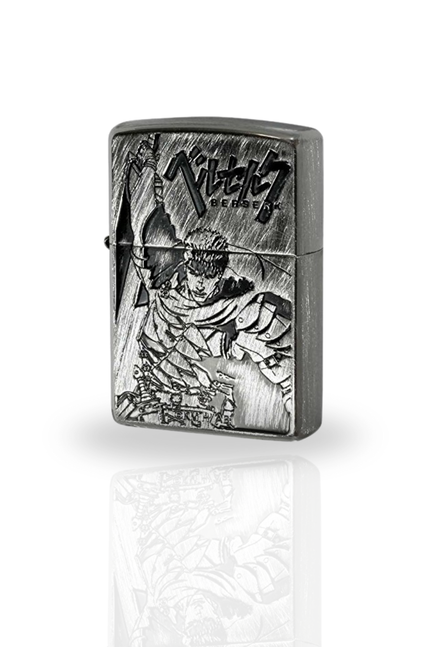 Briquet  style zippo-rechargeable argent brossé