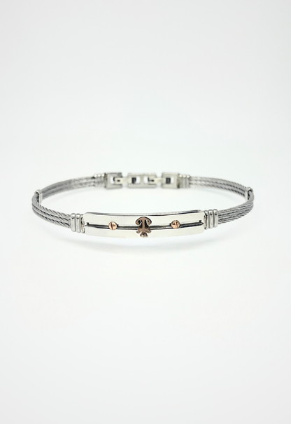 Bracelet Homme Anchor   – Câble Tressé- Cadeau pour homme