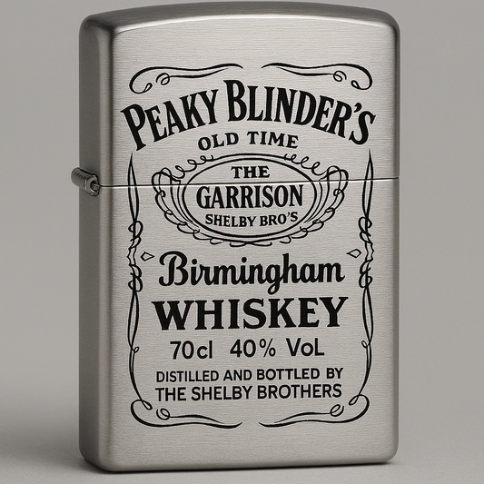 Briquet argent style zippo-rechargeable, Peaky Blinders