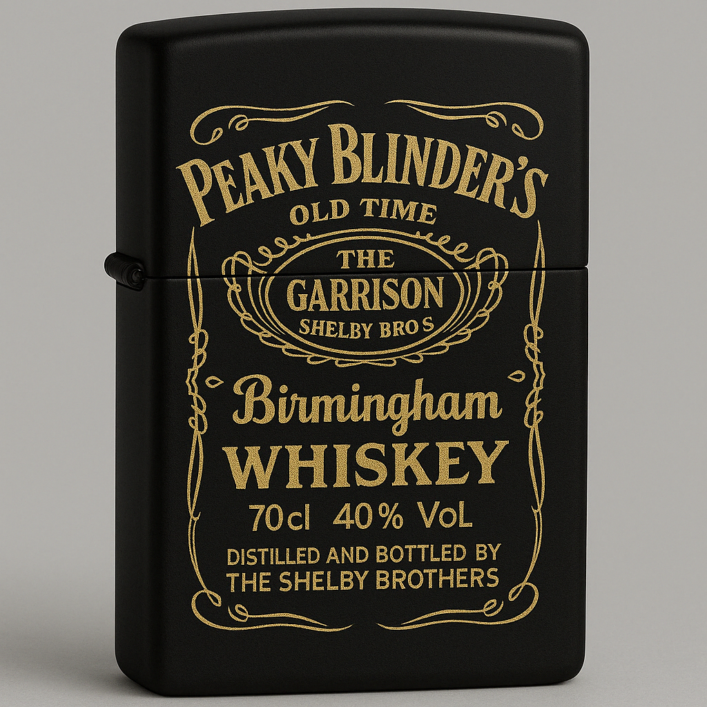 Briquet argent style zippo-rechargeable, Peaky Blinders