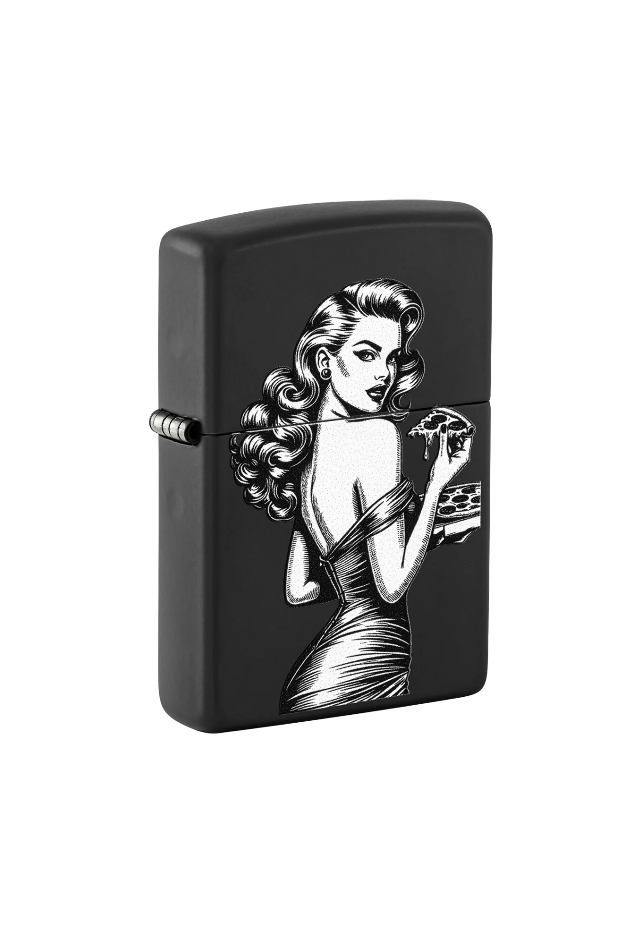 Briquet Zippo Ice black – Femme fatale  | High Polished