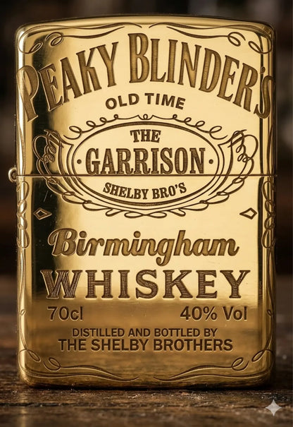 Briquet Style Zippo Gold - Peaky Blinders Majestico Gift Store
