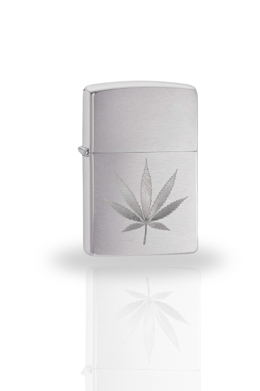 Briquet argenté brossé style zippo-rechargeable, cadeau pour homme