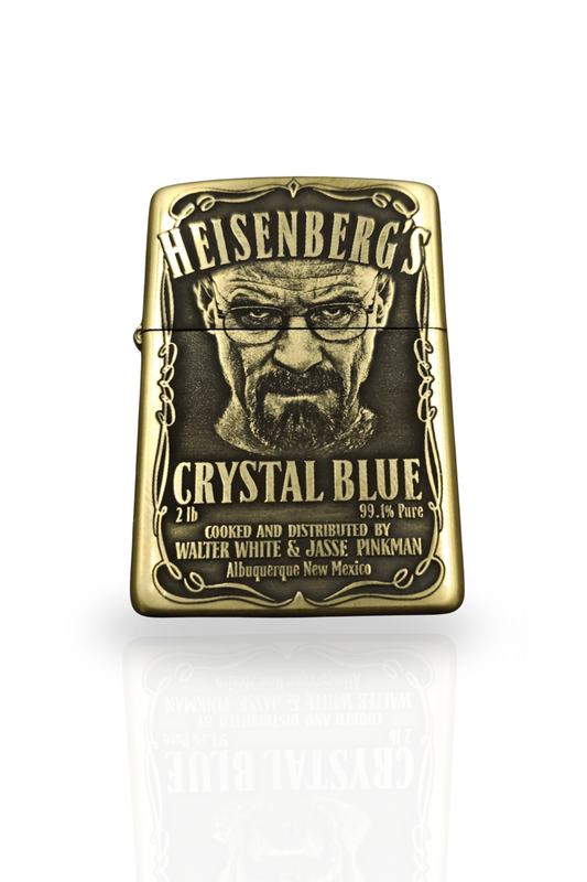 Briquet argenté style Zippo rechargeable à essence