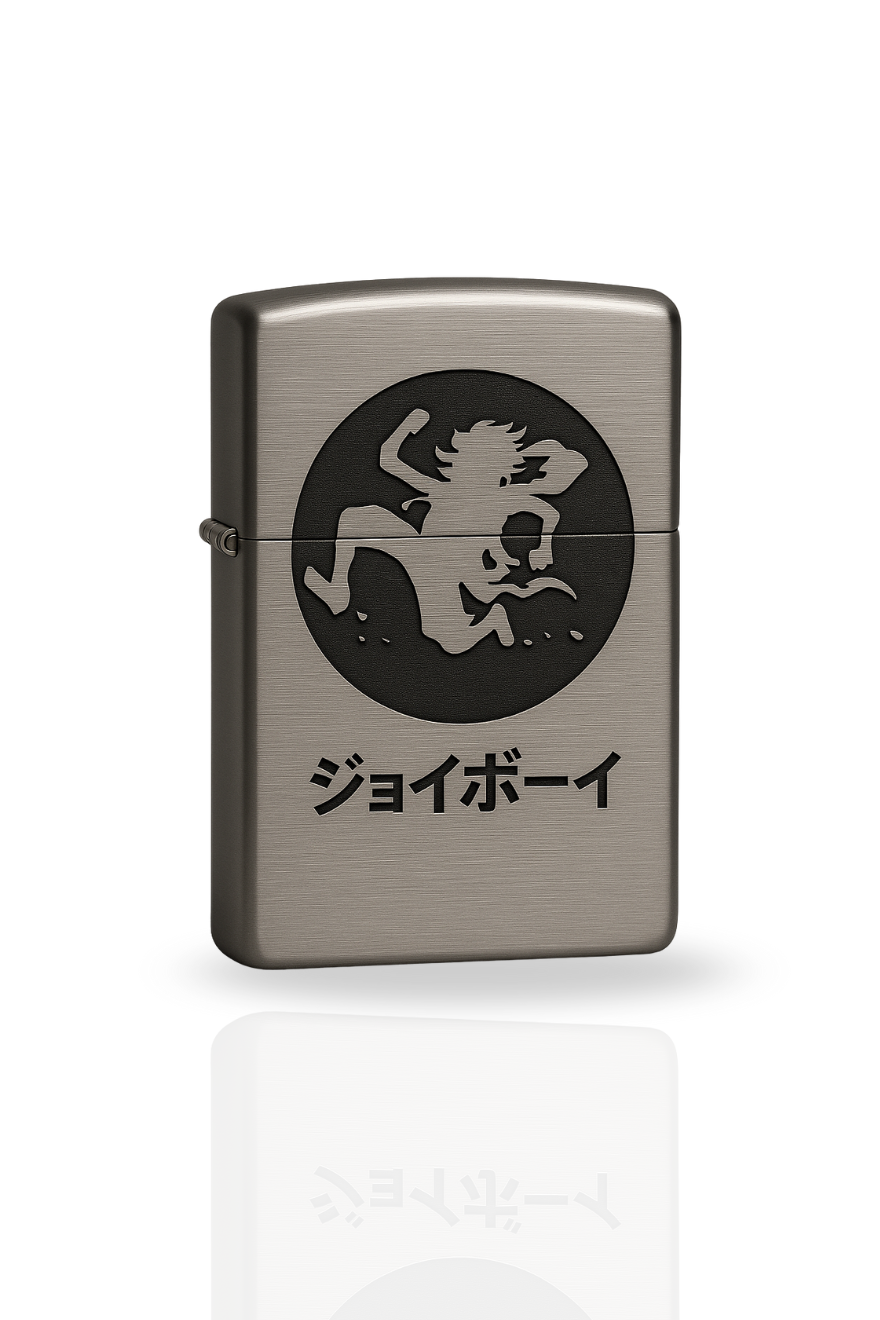 Briquet argenté polished style zipp rechargeable Luffy Joyboy