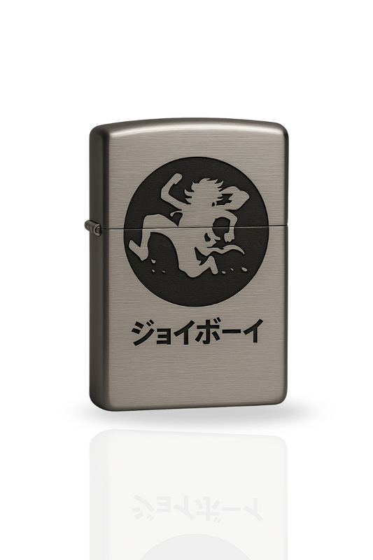 Briquet argenté polished style zipp rechargeable Luffy Joyboy