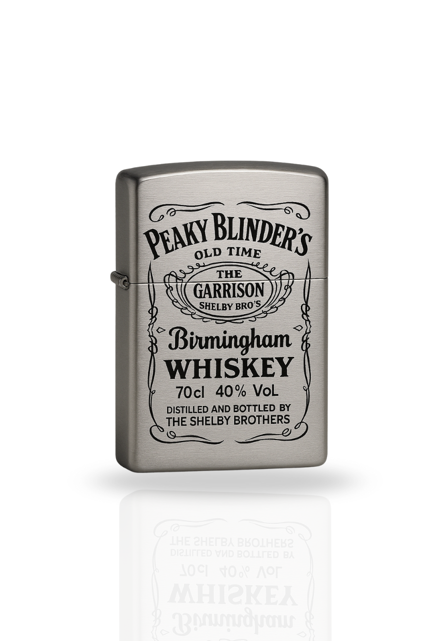 Briquet argent style zippo-rechargeable, Peaky Blinders