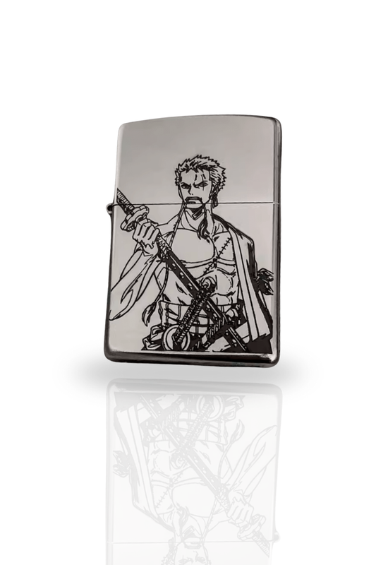 Briquet argent poli style zippo-rechargeable, cadeau pour homme