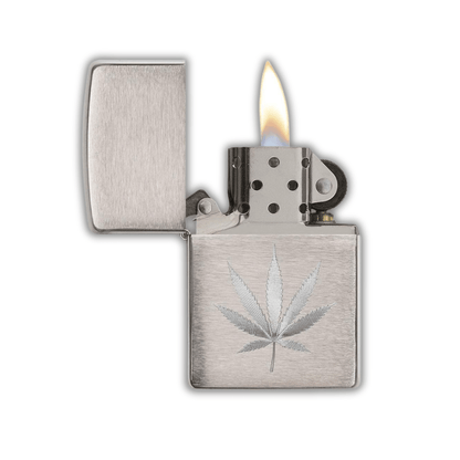 Briquet argenté brossé style zippo - rechargeable, cadeau pour homme - Ma boutique
