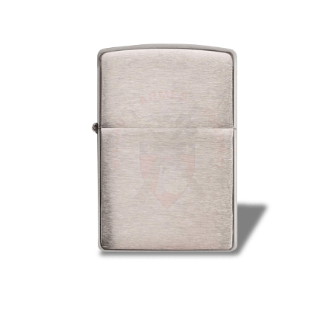 Briquet Argenté style Zippo brossé - personnalisé, cadeau pour homme - Ma boutique