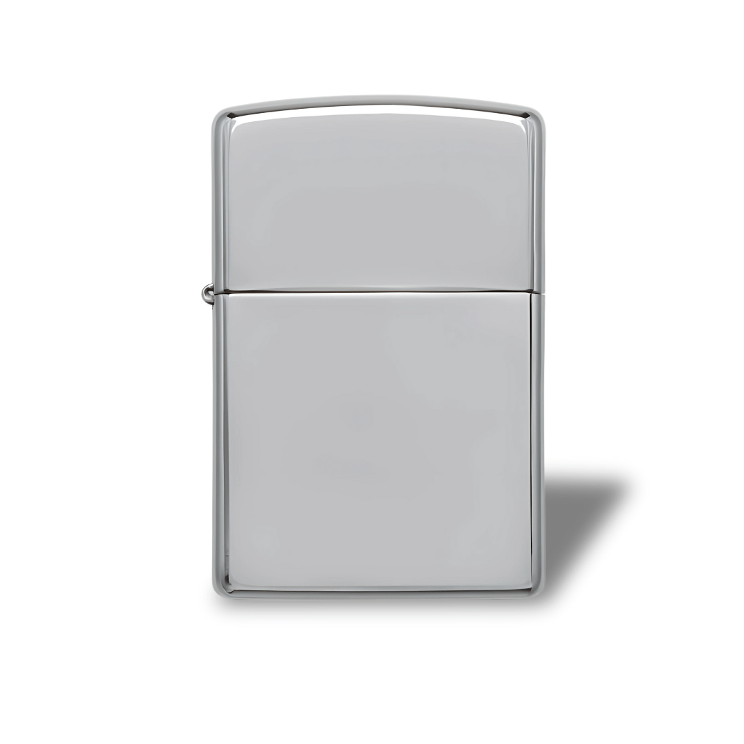 Briquet Argenté Style Zippo Poli - personnalisé, cadeau pour homme - Ma boutique