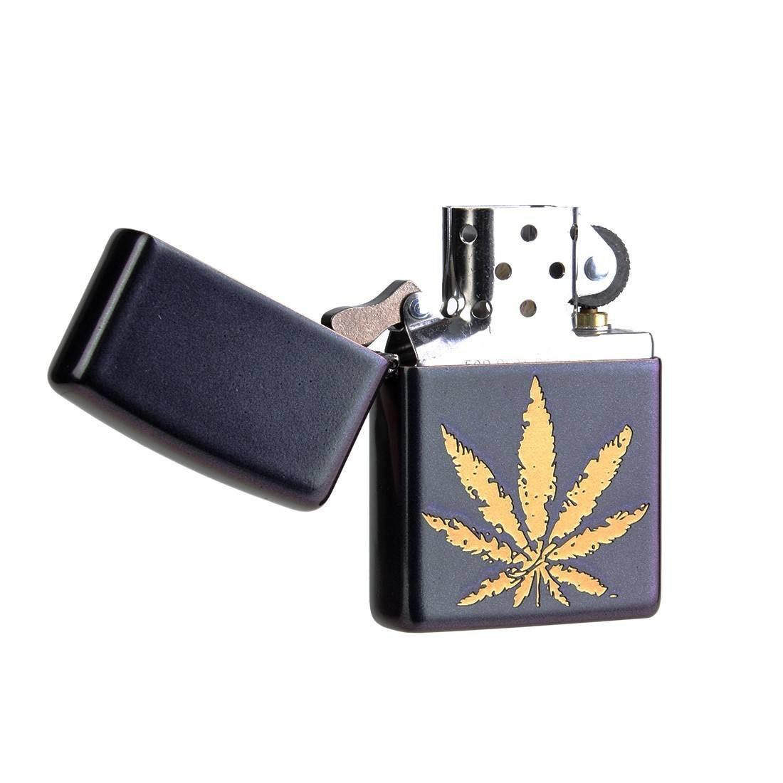 Briquet noir style Zippo - rechargeable, cadeau pour homme - Ma boutique